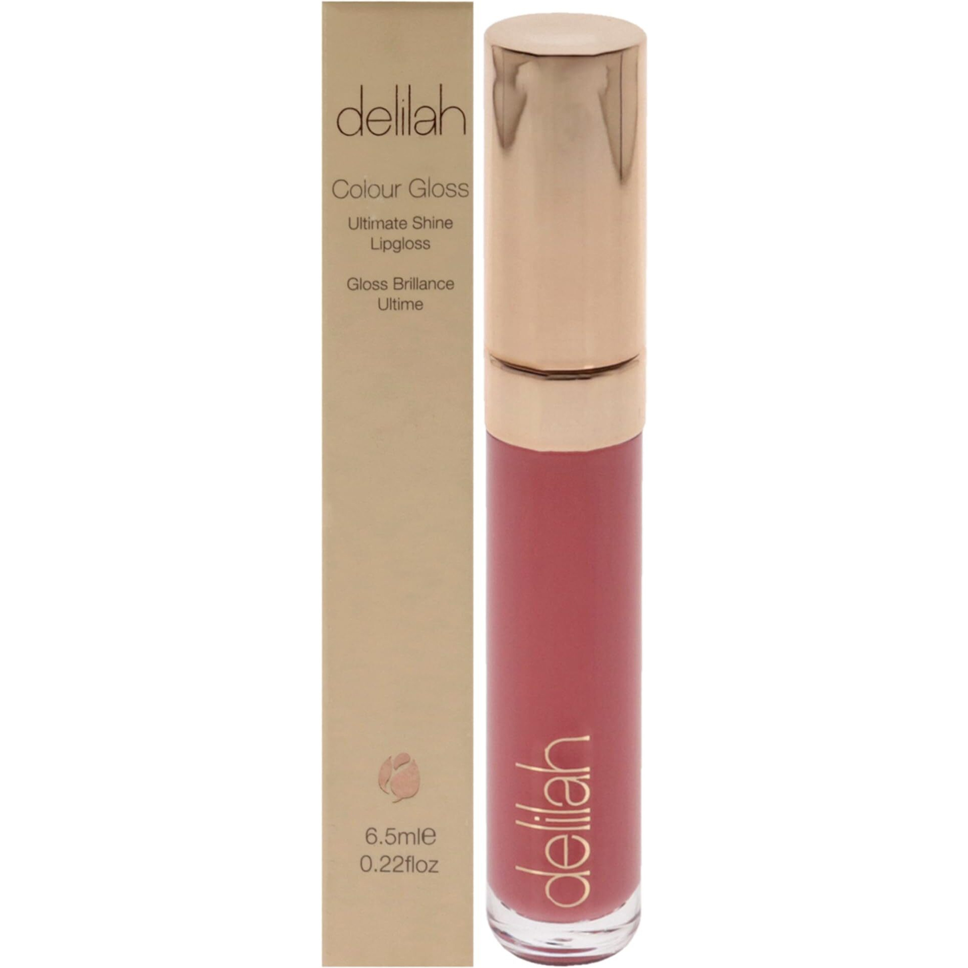 Ultimate Shine Lip Gloss - Amalie by Delilah for Women - 0.22 oz Lip Gloss