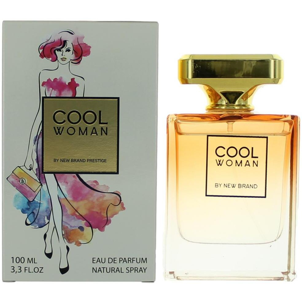 Cool Woman by New Brand, 3.3 oz Eau De Parfum Spray for Women