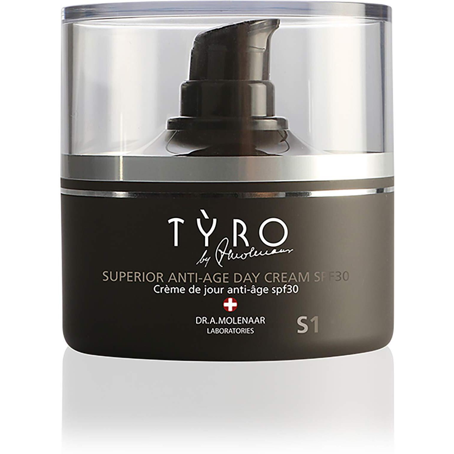 Superior Anti-Age Day Cream SPF 30 by Tyro for Unisex - 1.69 oz Cream