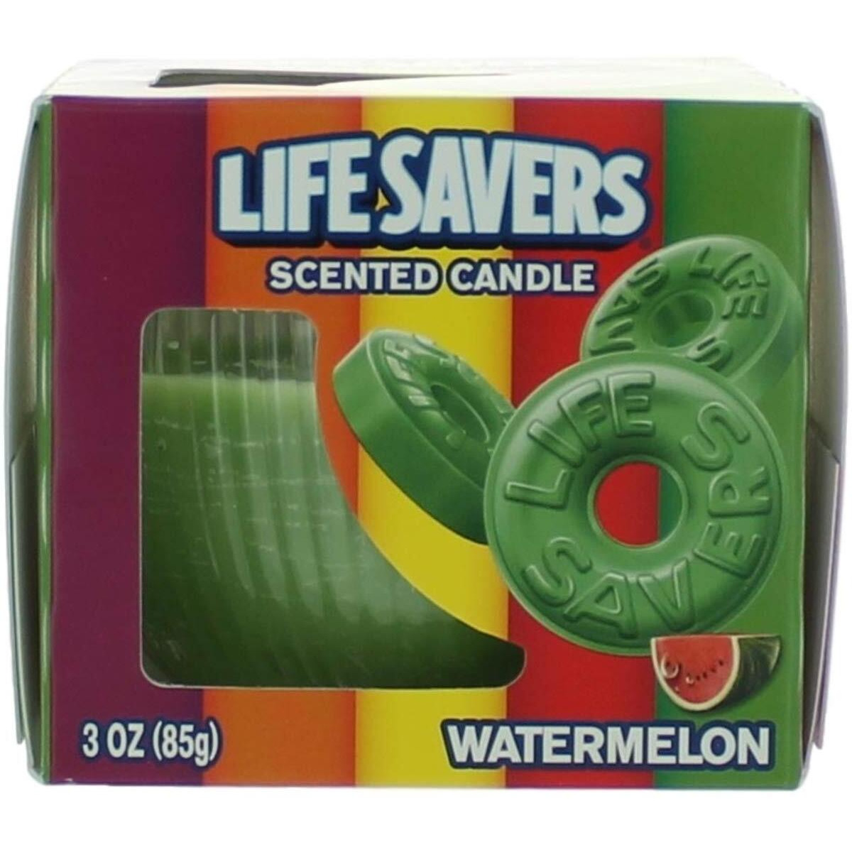 Life Savers Scented Candle 3 oz Jar - Watermelon