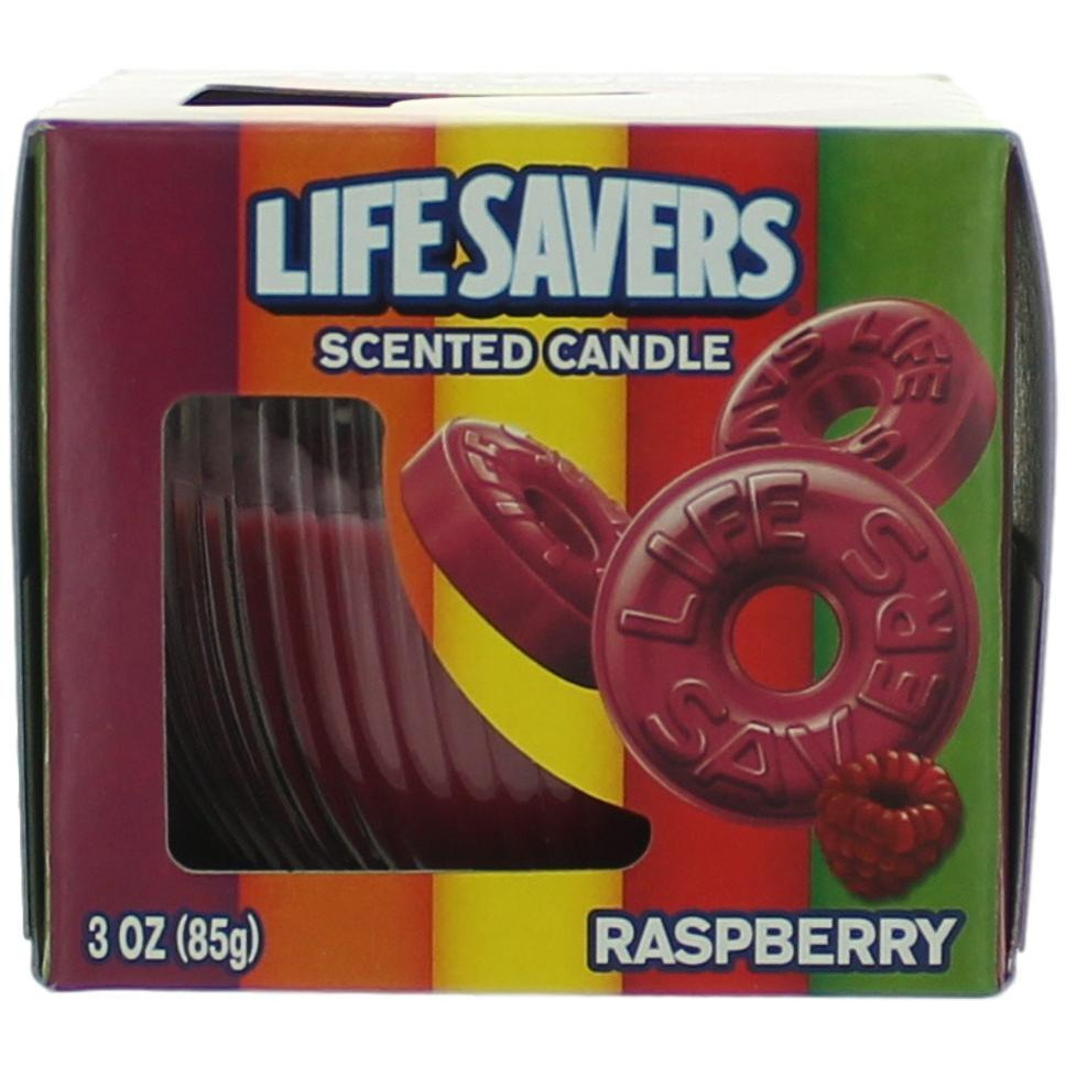 Life Savers Scented Candle 3 oz Jar - Raspberry