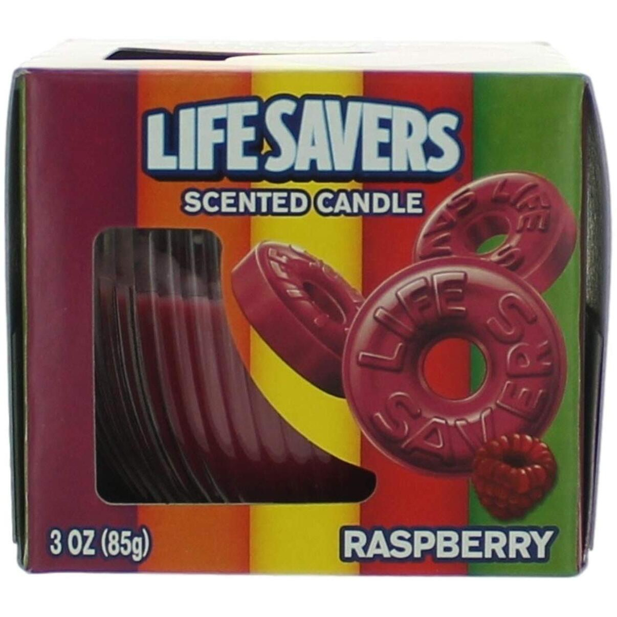 Life Savers Scented Candle 3 oz Jar - Raspberry