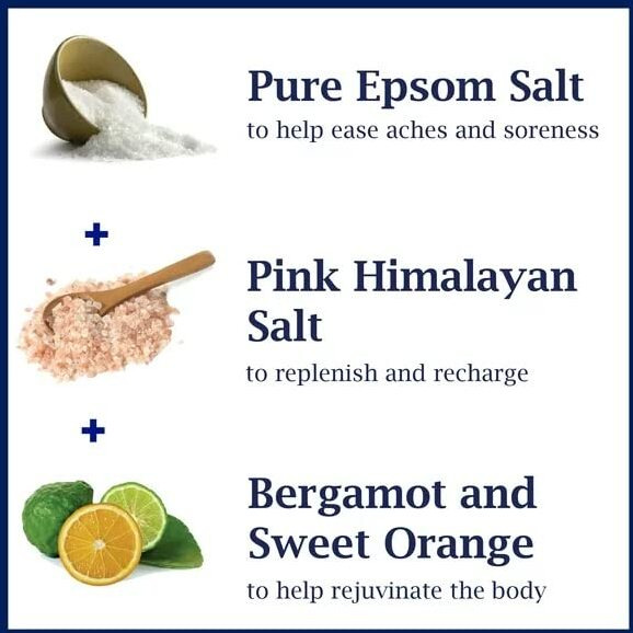 Dr Teal's Body Scrub with Pure Epsom Salt, Restore & Replenish with Pink Himalayan Salt, 16 oz