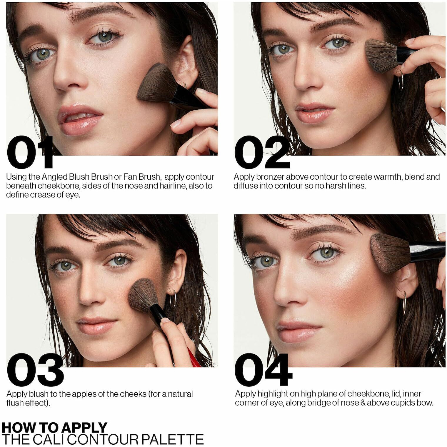 The Cali Acontour Palette - Light Medium by SmashBox for Women - 0.69 oz Makeup