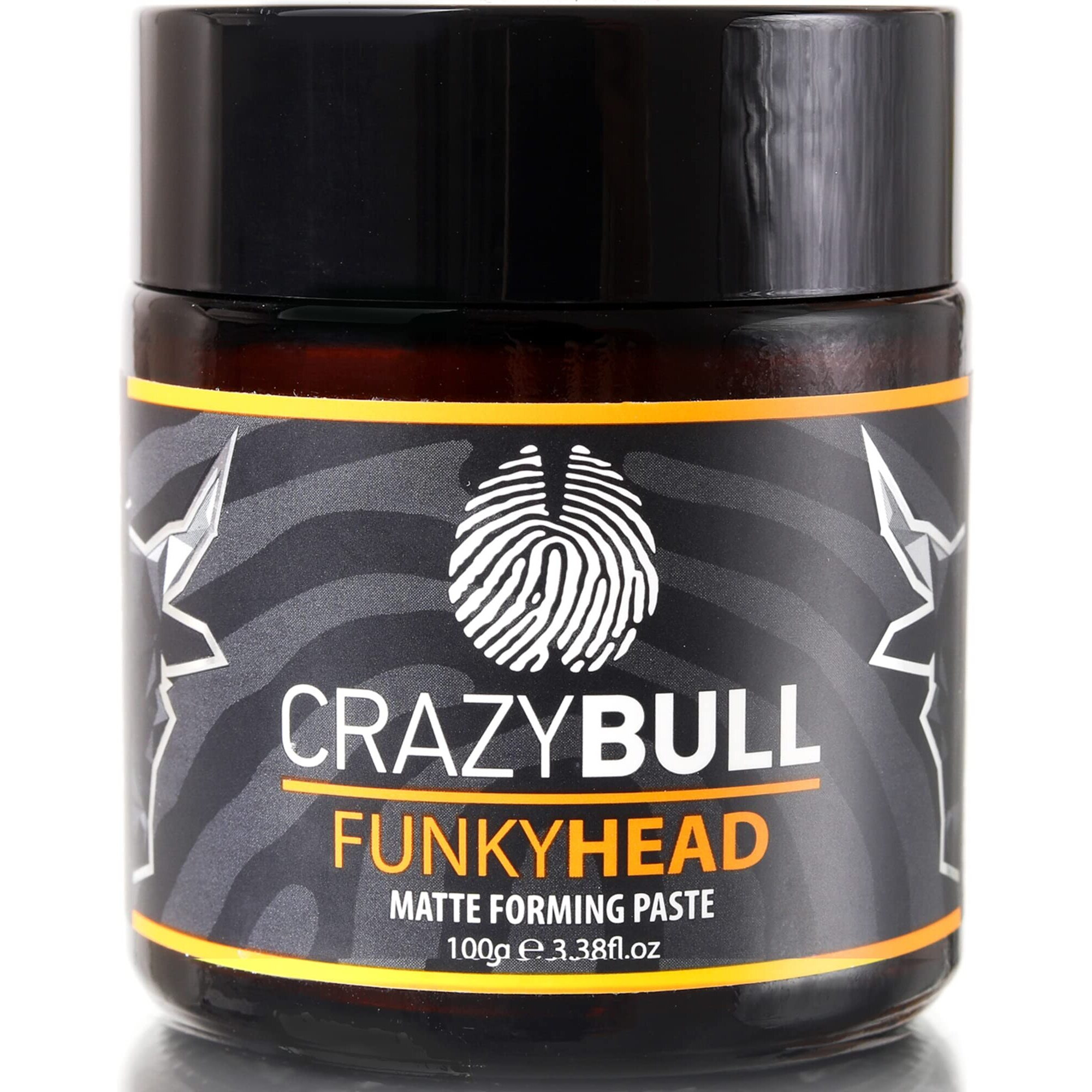 Funky Head Paste - Matte Forming by Crazy Bull Hair for Men - 3.38 oz Paste