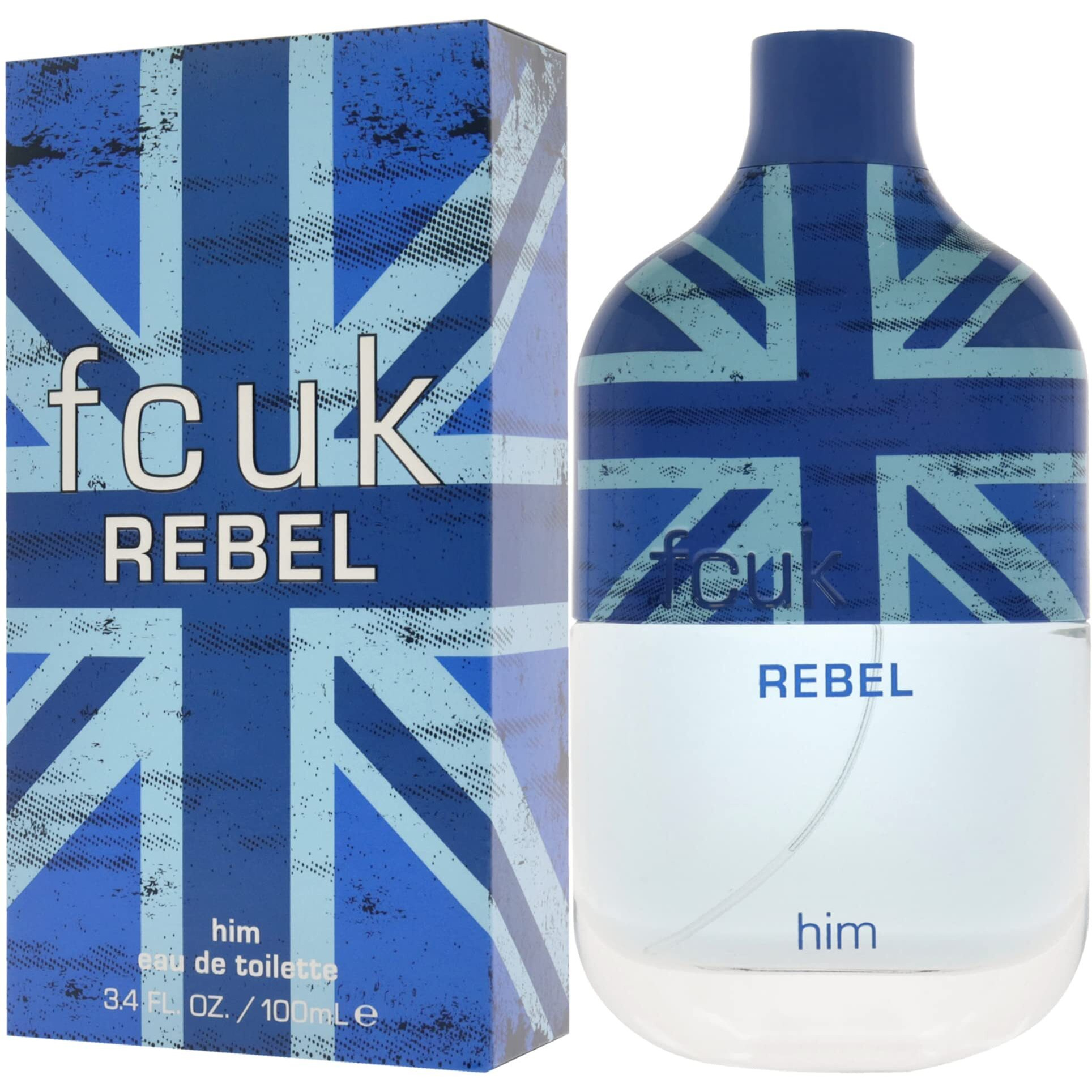FCUK Rebel by French Connection Eau De Toilette Spray 3.4 oz(D0102HA7Y5Y.)