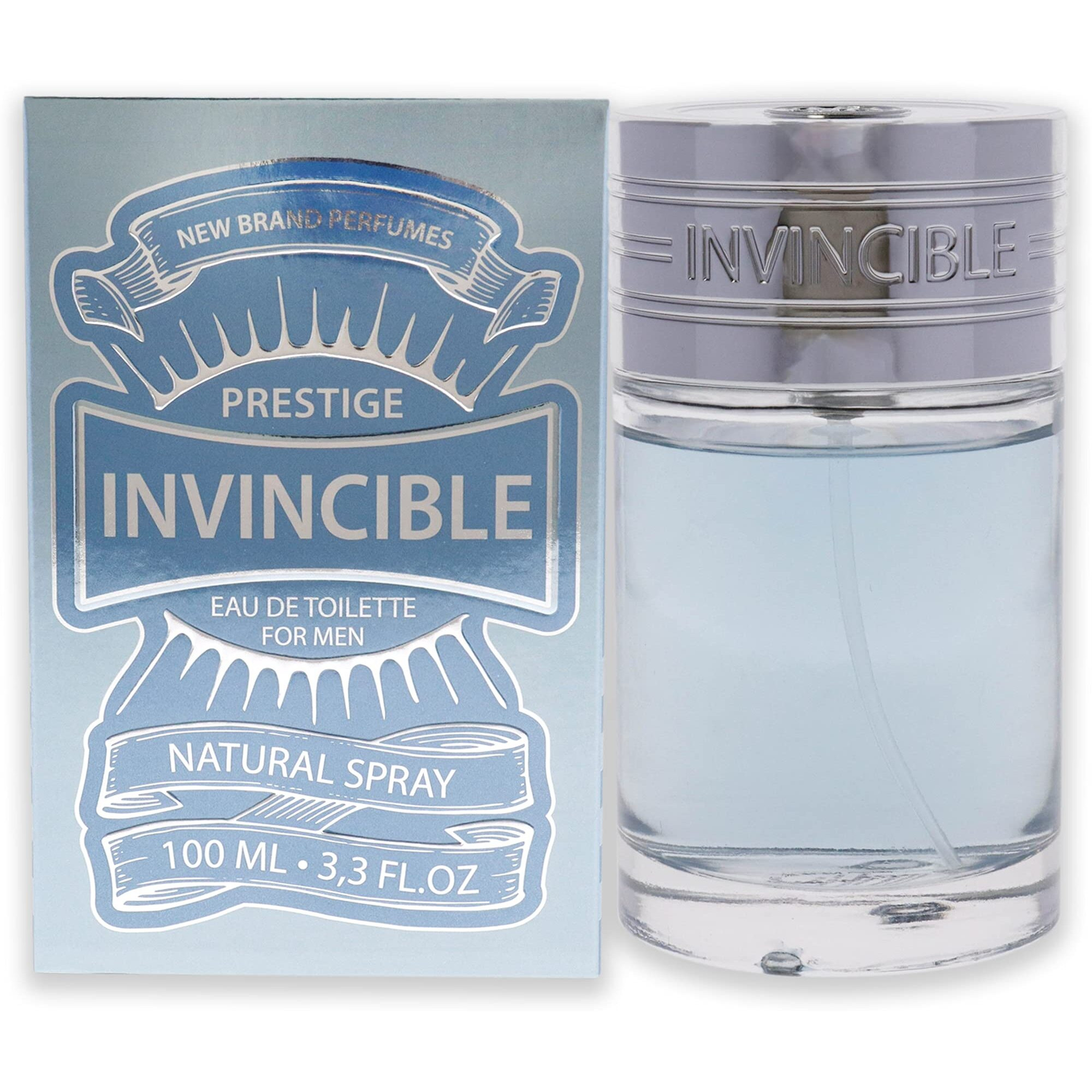Invincible by New Brand, 3.3 oz Eau De Toilette Spray for Men