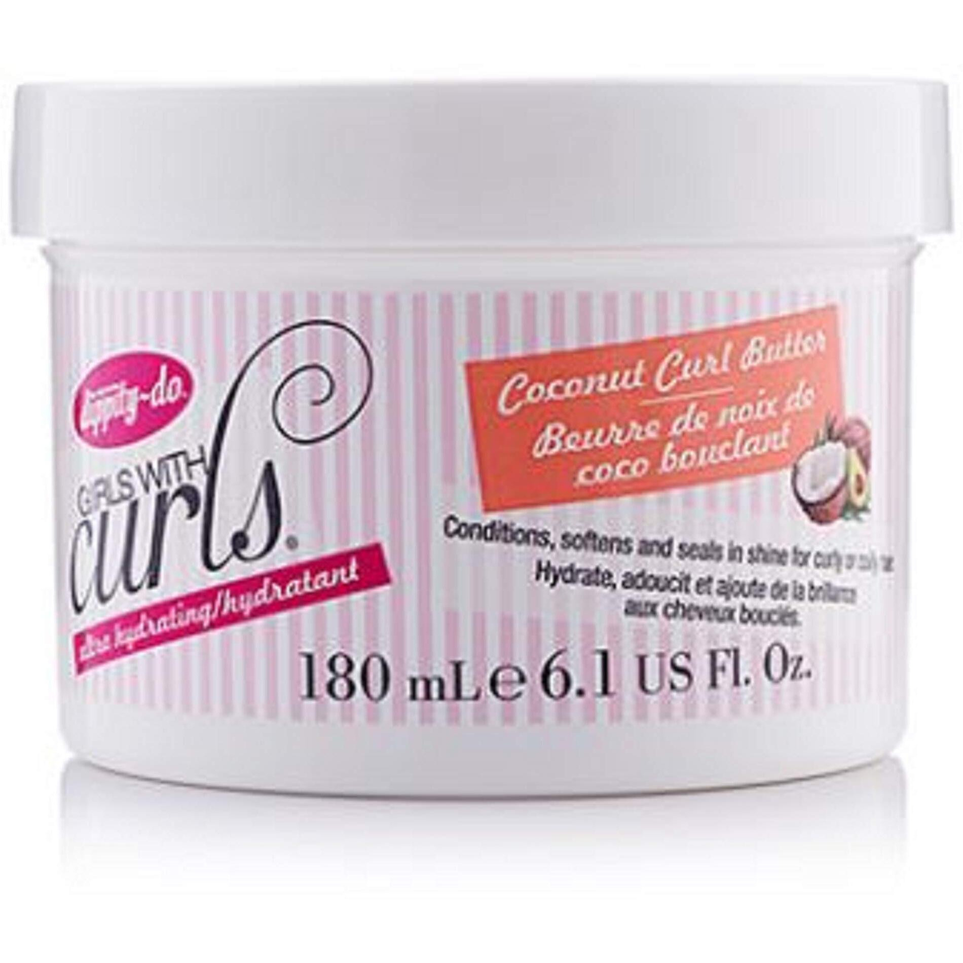 Dippity Do Girls WIth Curls Coconut Curl Butter, 6.1 Oz.