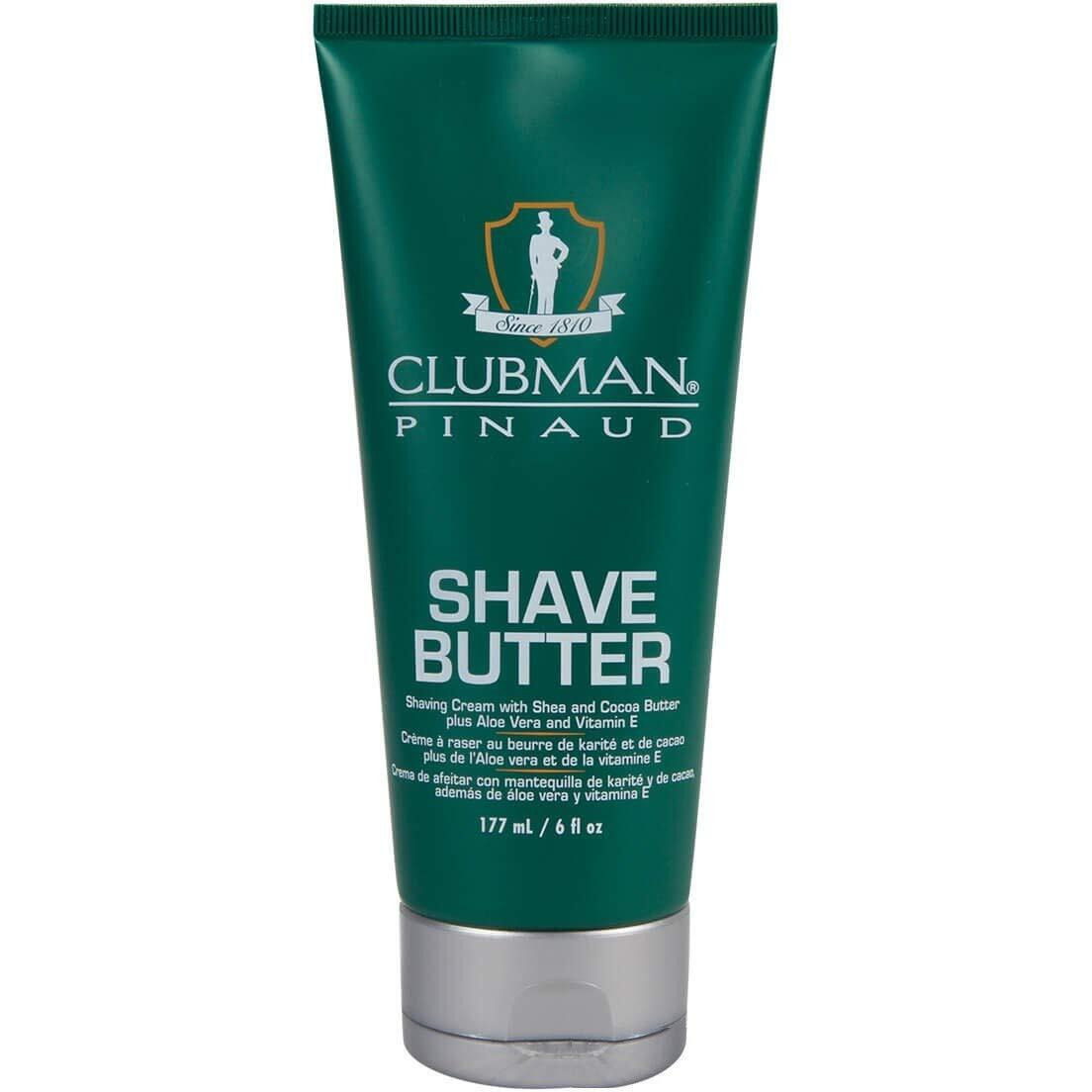 Clubman Shave Butter, Green, 6 Ounce