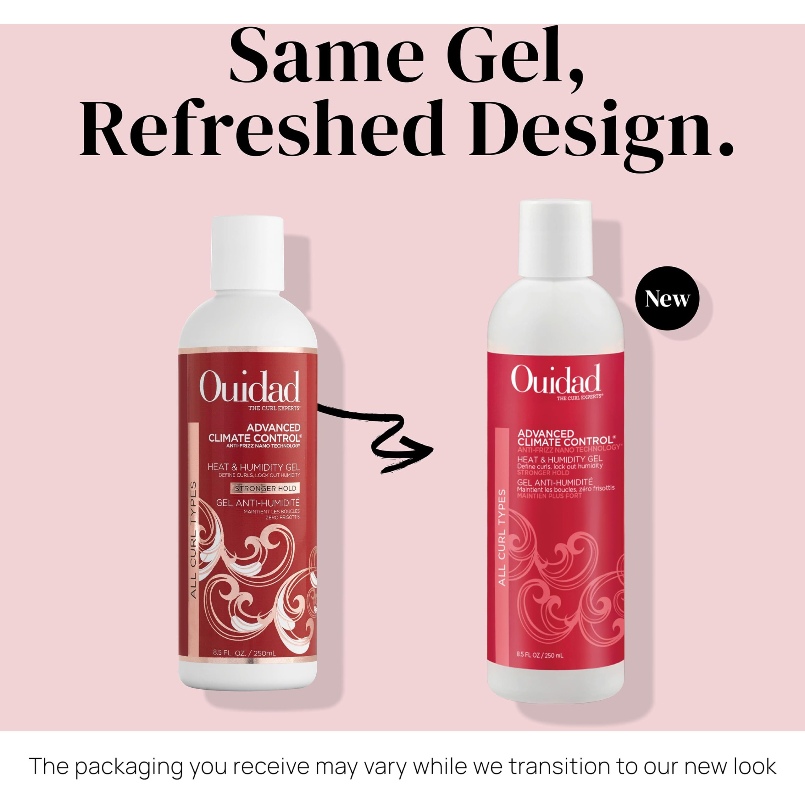 Advanced Climate Control Heat and Humidity Gel - Stronger Hold by Ouidad for Unisex - 8.5 oz Gel