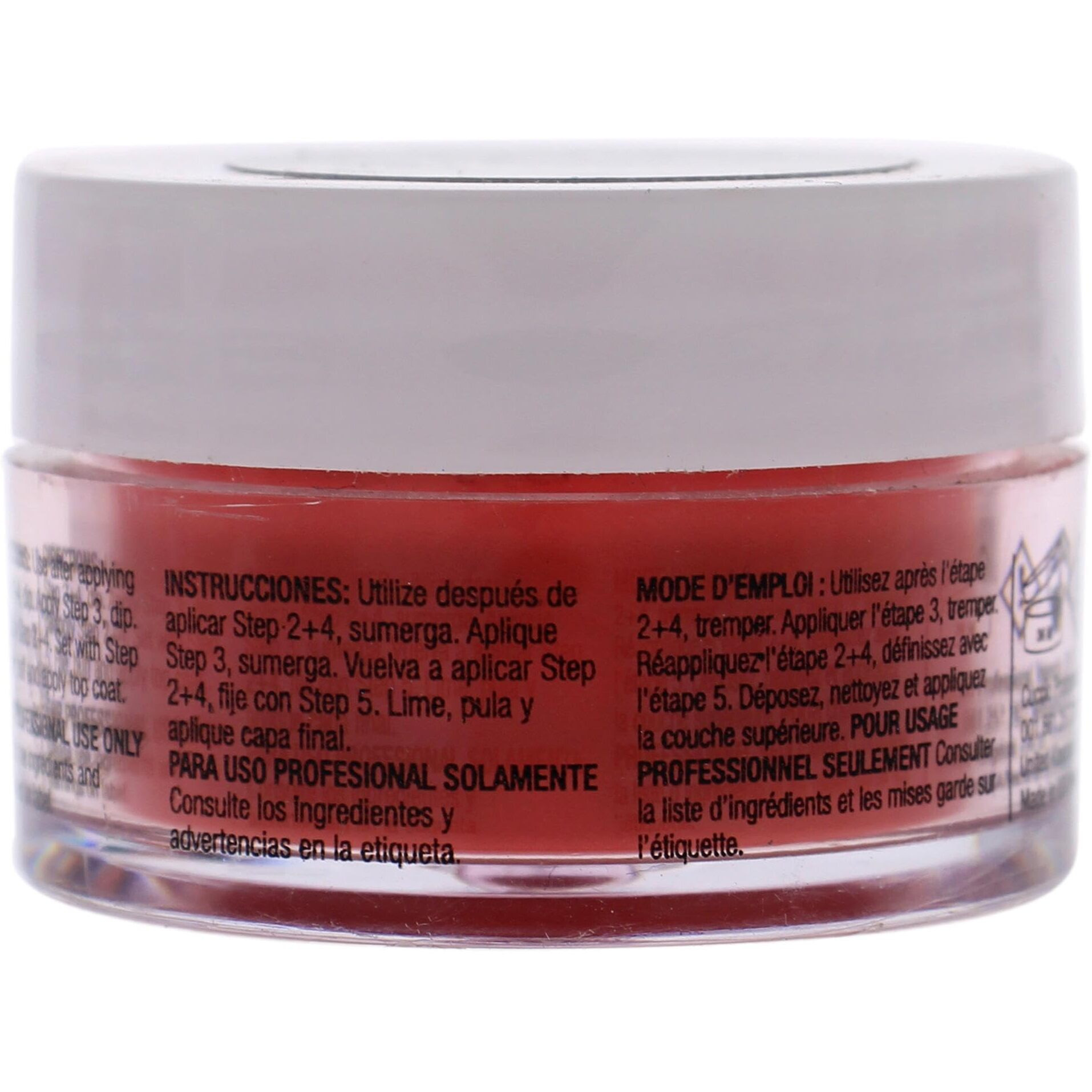 Pro Powder Polish Nail Colour Dip System - Red with Orange Undertones by Cuccio Colour for Women - 0.5 oz Nail Powder