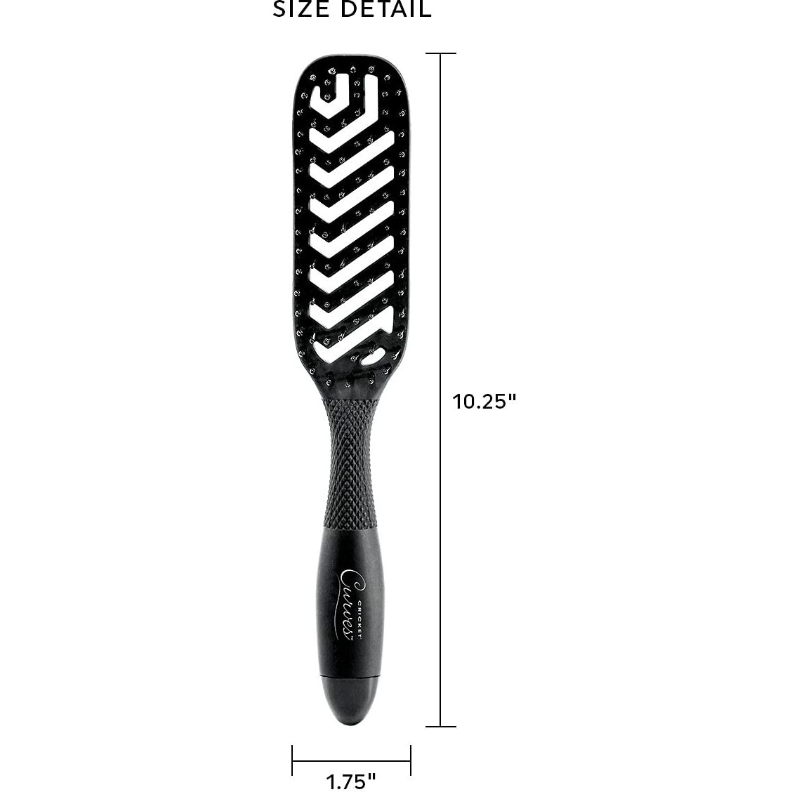 Curves Vent by Cricket for Unisex - 1 Pc Hair Brush