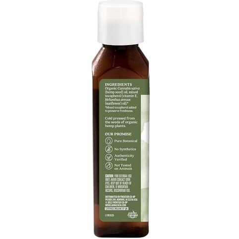 Aura cacia - Body Oil - Hemp Seed - case Of 1 - 4 Fl Oz(D0102H5Nc2P)