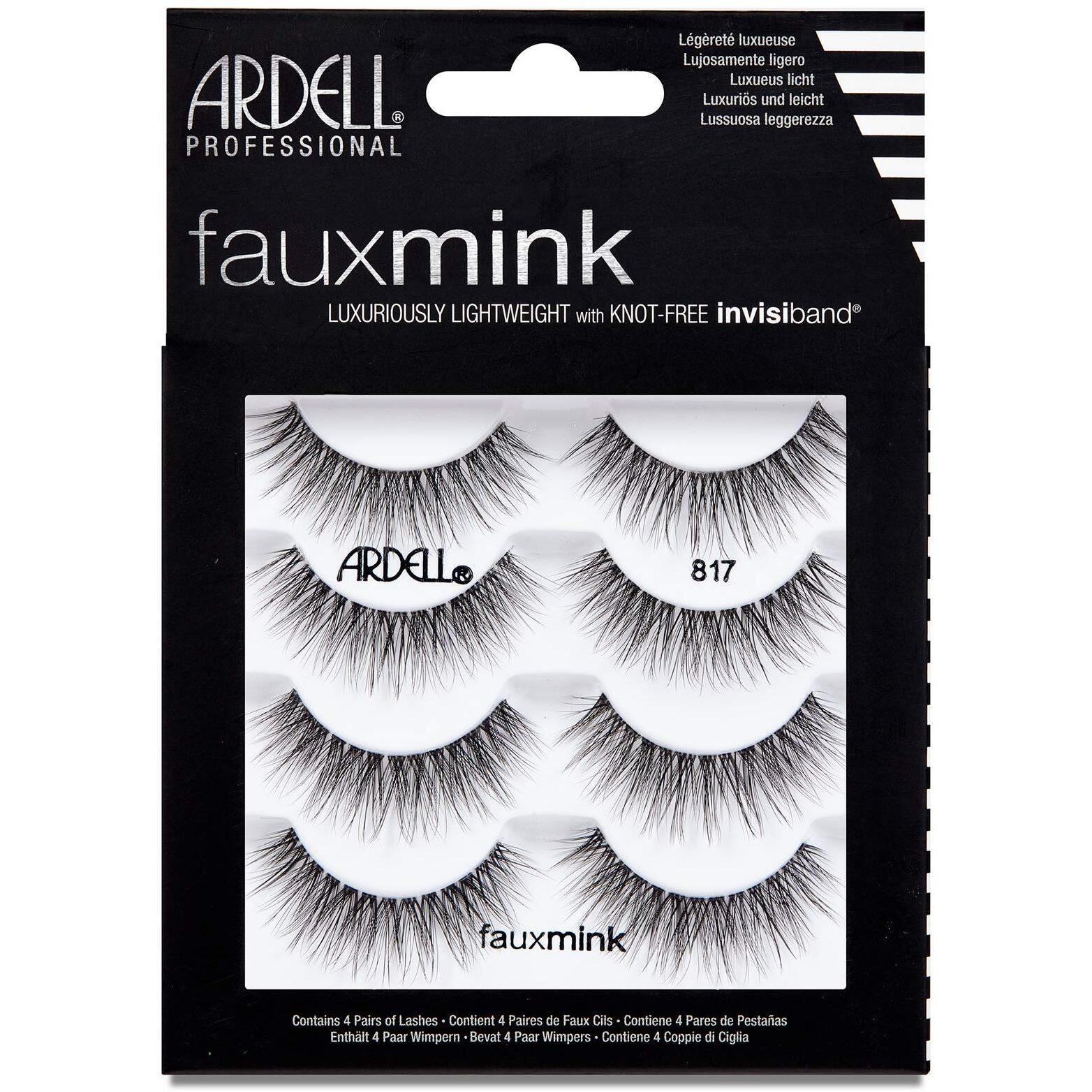 ARDELL Faux Mink Lashes 4 Pack(D0102H2c07Y)