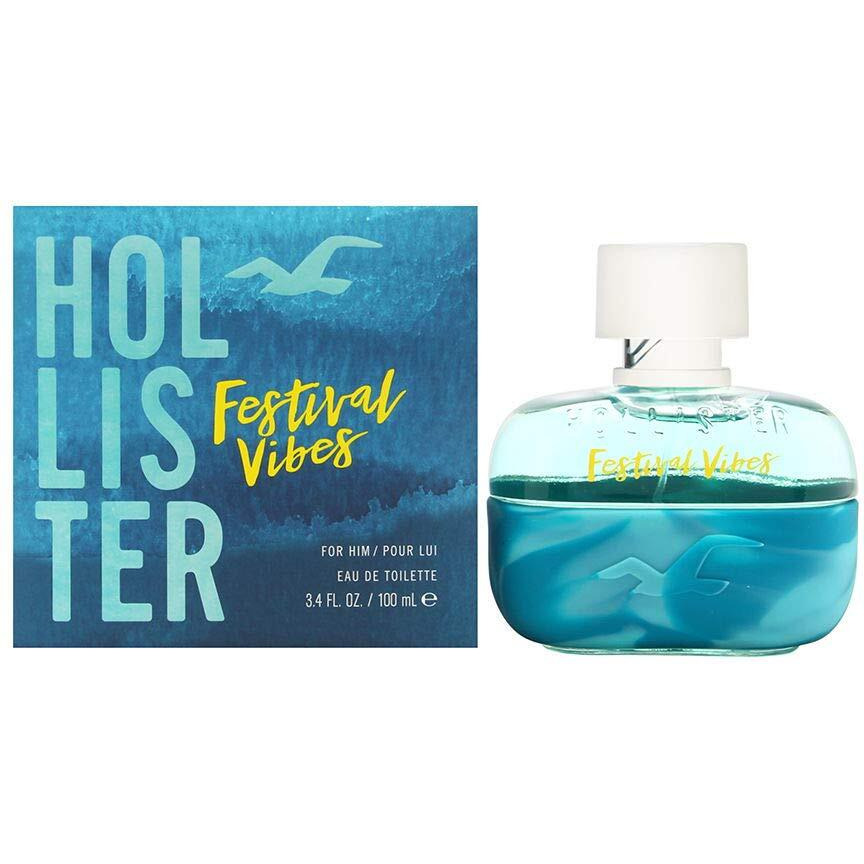 Festival Vibes by Hollister for Men - 3.4 oz EDT Spray