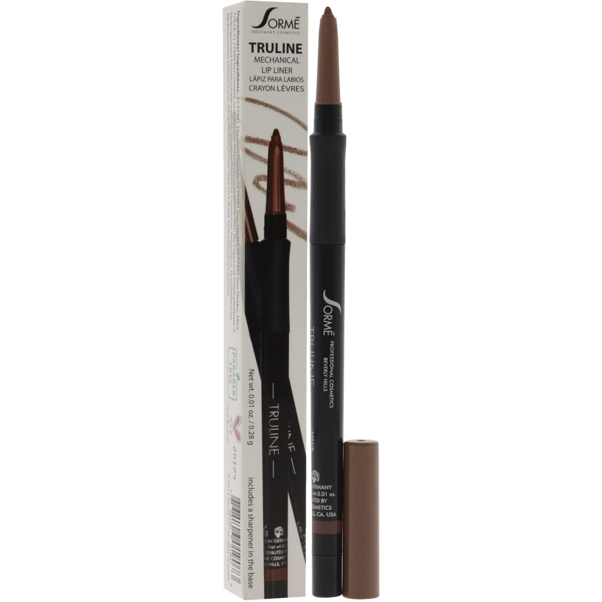 Truline Mechanical Lipliner - MPL05 Affair by Sorme Cosmetics for Women - 0.01 oz Lip Liner