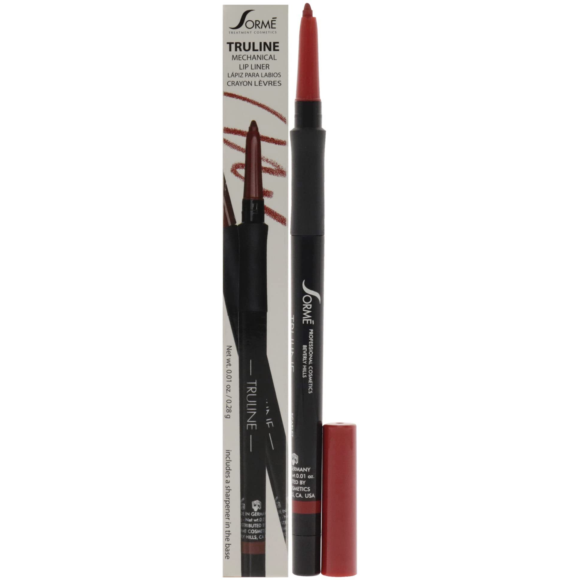 Truline Mechanical Lipliner - MPL04 Scarlet by Sorme Cosmetics for Women - 0.01 oz Lip Liner