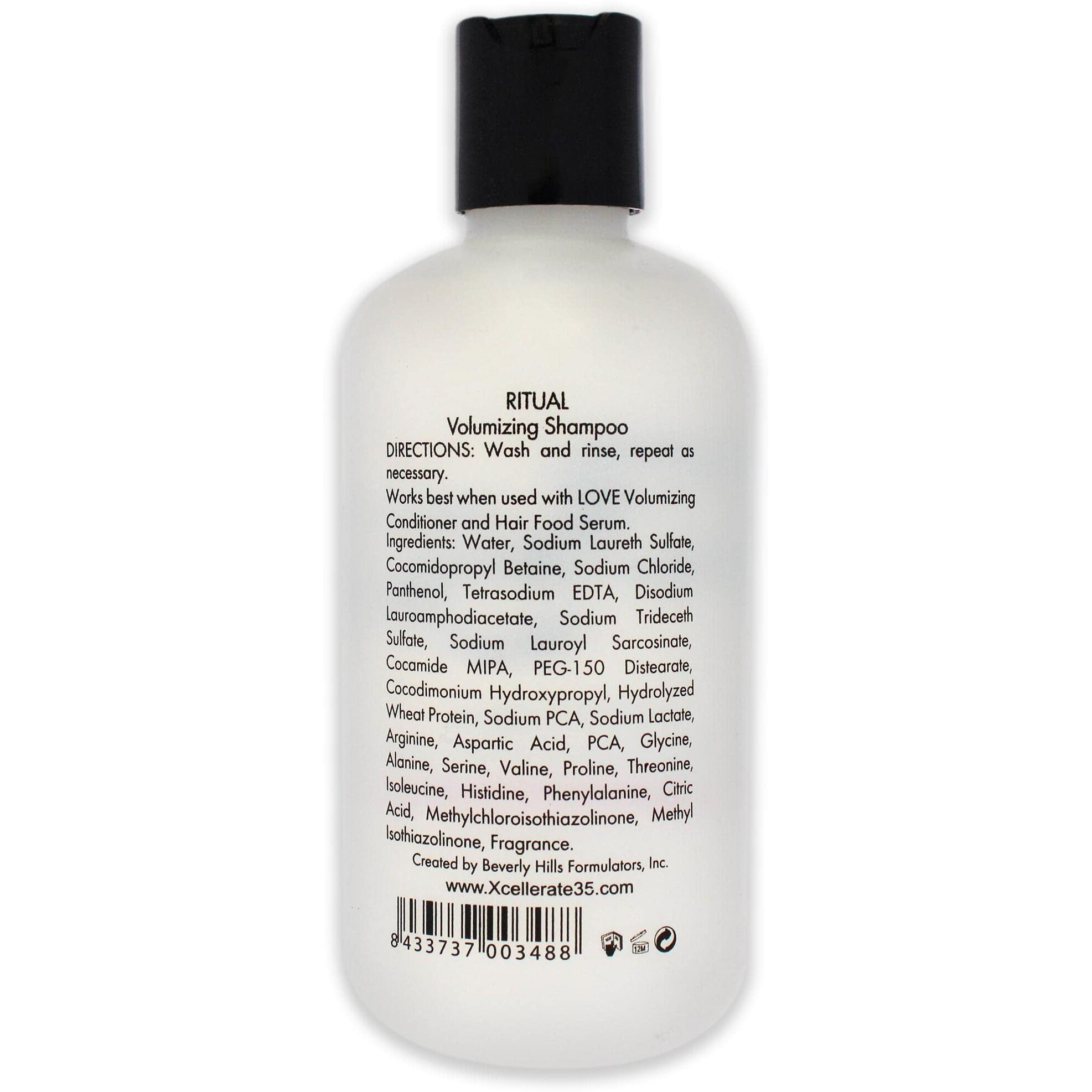 Ritual Volumizing Shampoo by Xcellerate35 for Unisex - 8 oz Shampoo