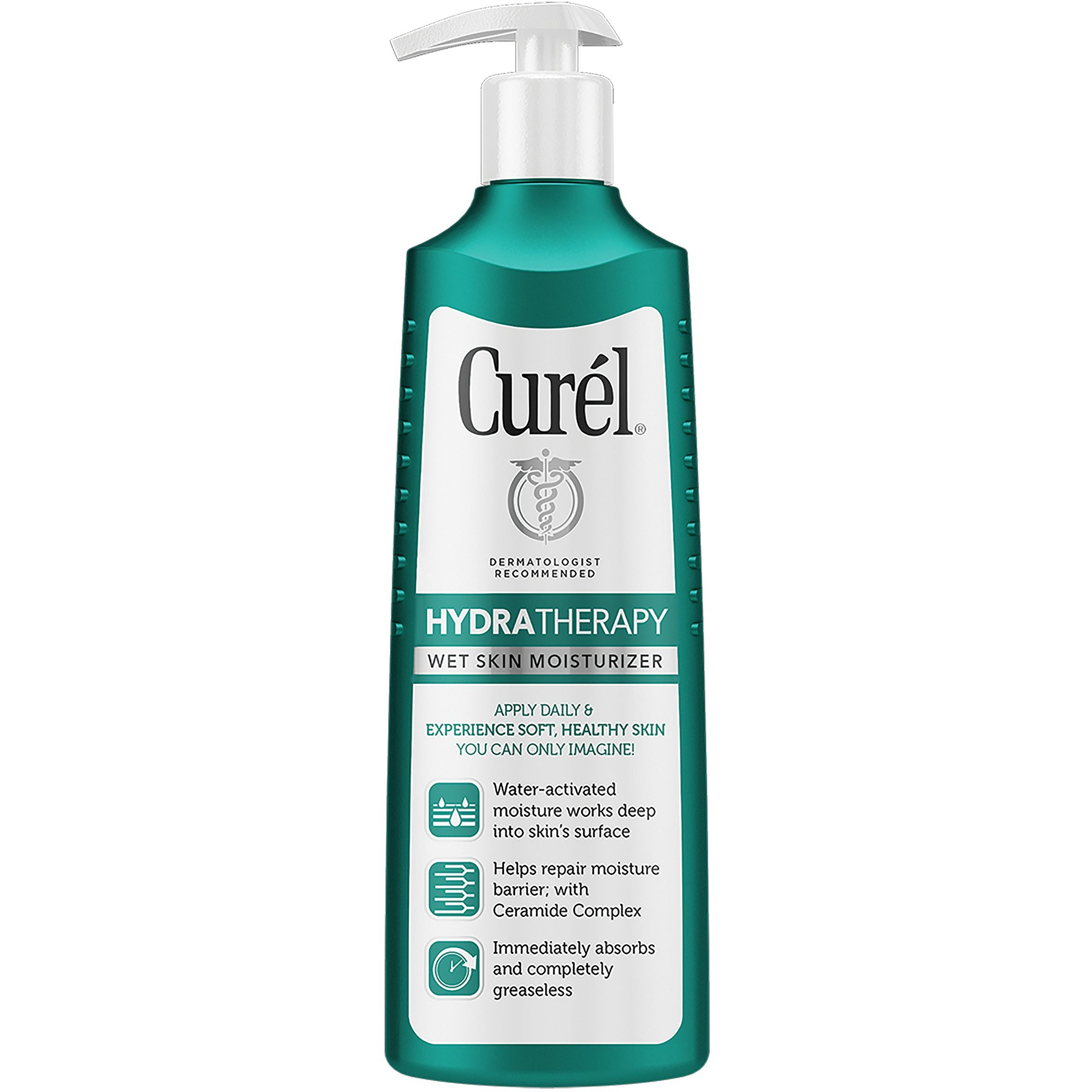 Curl Hydra Therapy, Instant Moisturizer, 12 Ounce Wet Skin Lotion for Dry or Extra-dry Skin, with Advanced Ceramide Complex, Experience Optimal Moisture Retention