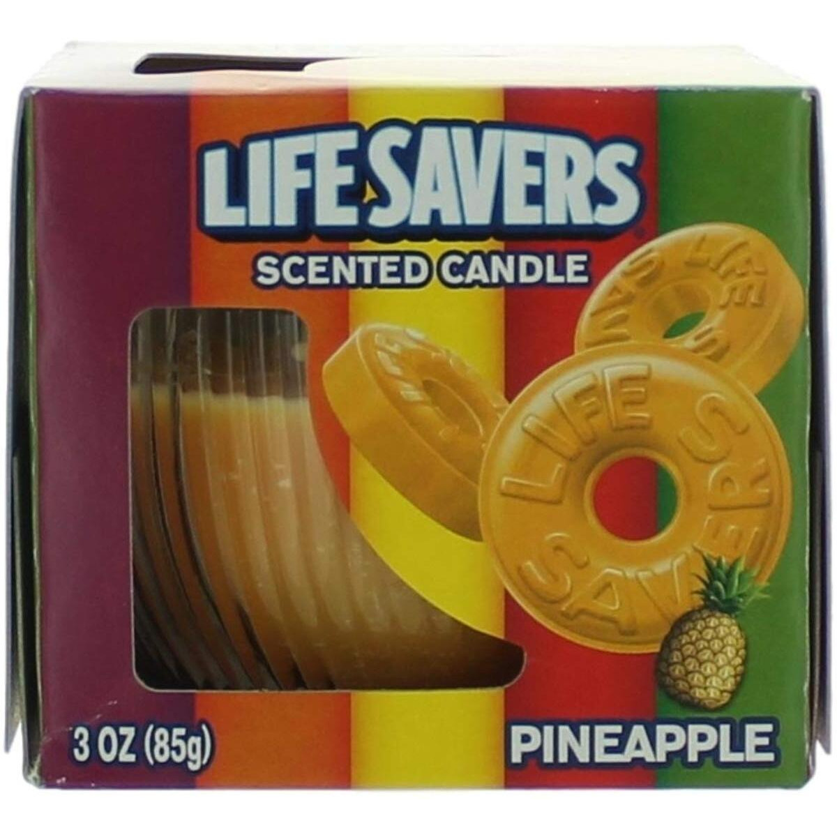 Life Savers Scented Candle 3 oz Jar - Pineapple