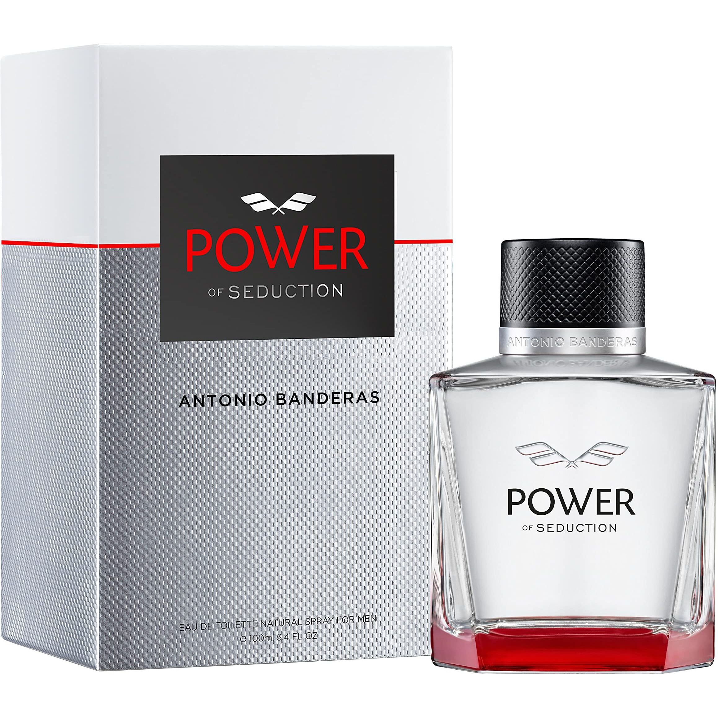 Power of Seduction by Antonio Banderas, 3.4 oz Eau De Toilette Spray for Men