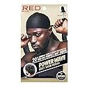 KISS Red Power Wave Silky Satin Durag Extra Long Tails (Black)