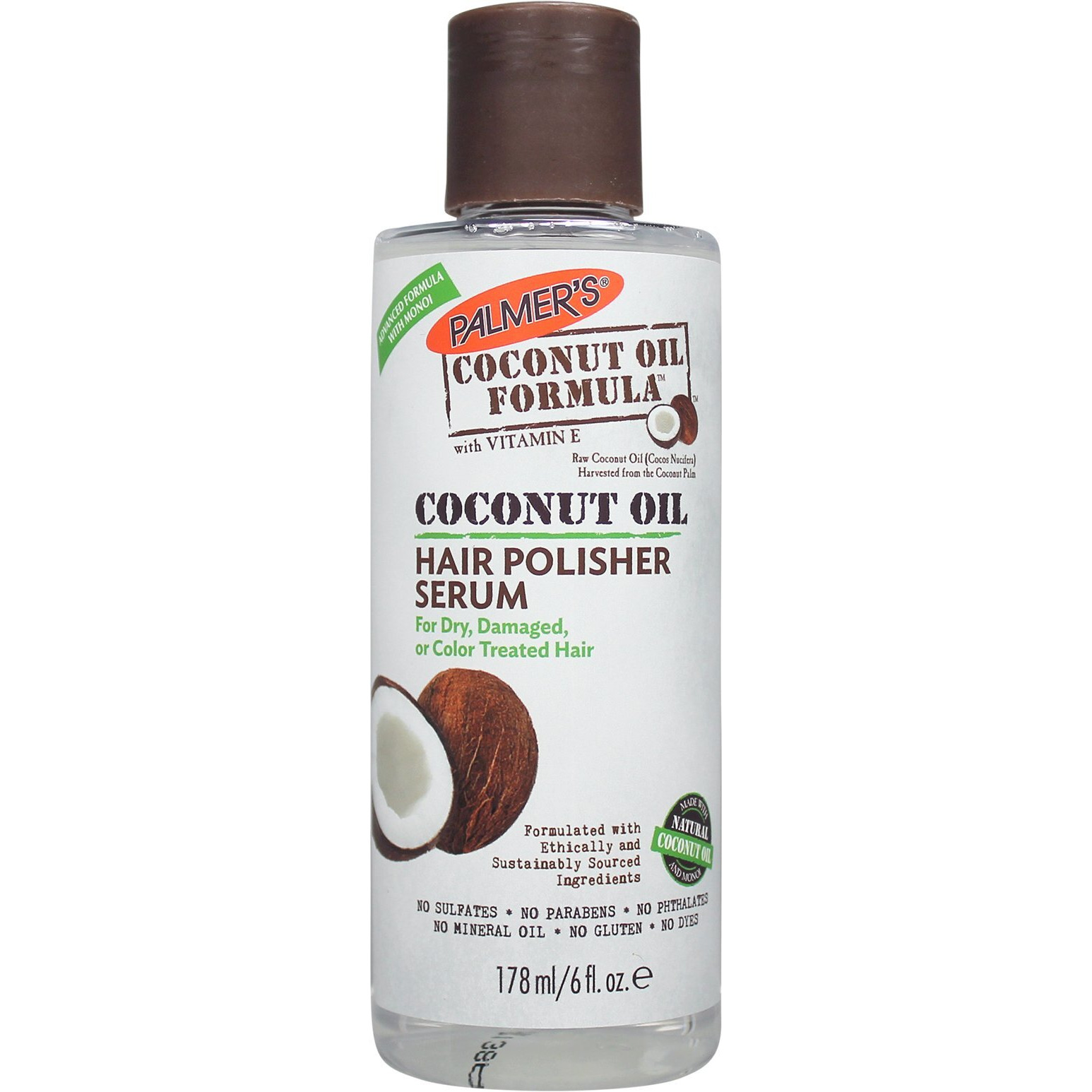 Palmer's Coconut Oil Formula Hair Polisher Serum, 6 oz.