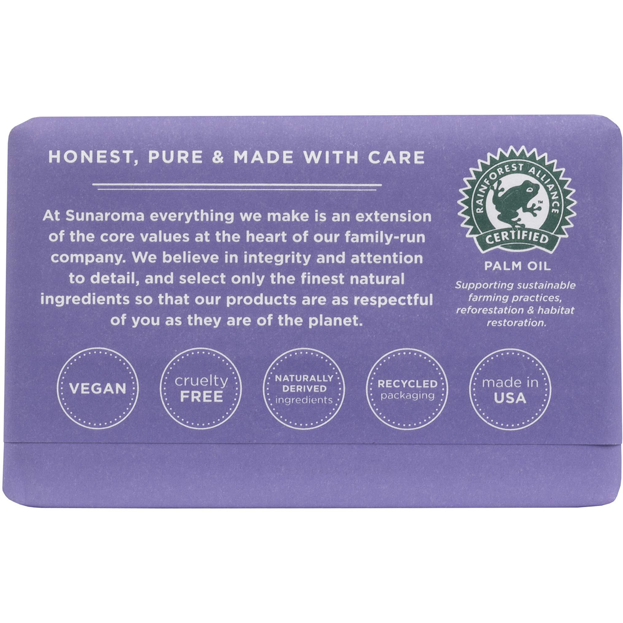 Sunaroma Lavender W/Shea Butter & Vitamin E Oil Soap (Pack of 1)