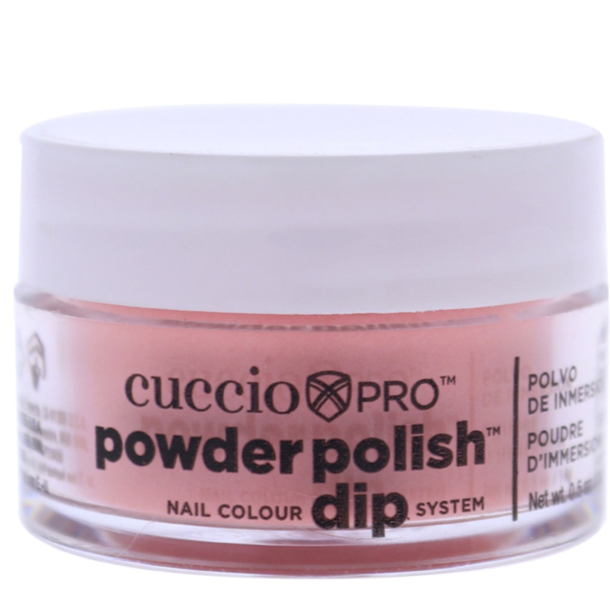 Pro Powder Polish Nail Colour Dip System - Pastel Peach by Cuccio Colour for Women - 0.5 oz Nail Powder
