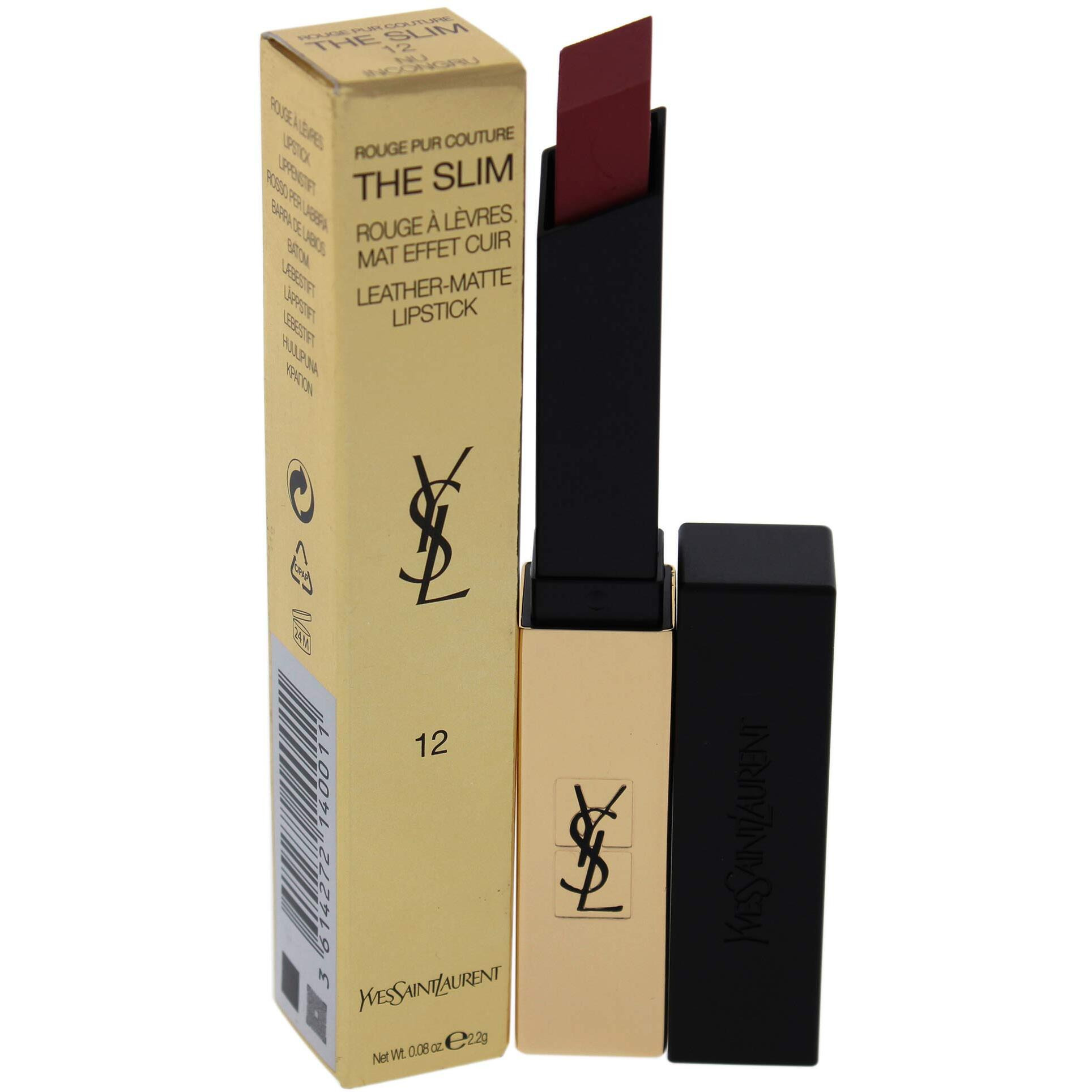 Rouge Pur Couture The Slim Matte Lipstick - 12 Nu Incongru by Yves Saint Laurent for Women - 0.08 oz Lipstick
