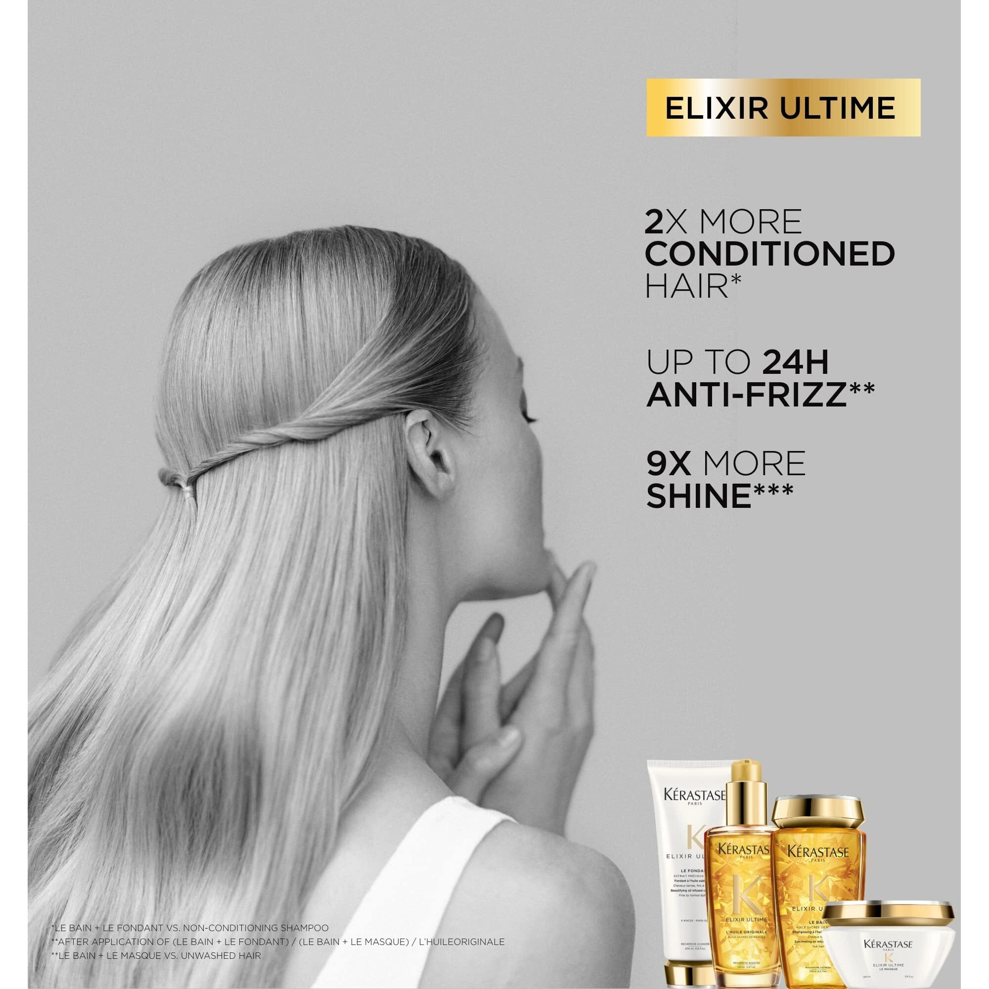 Elixir Ultime Le Bain Shampoo by Kerastase for Unisex - 8.5 oz Shampoo