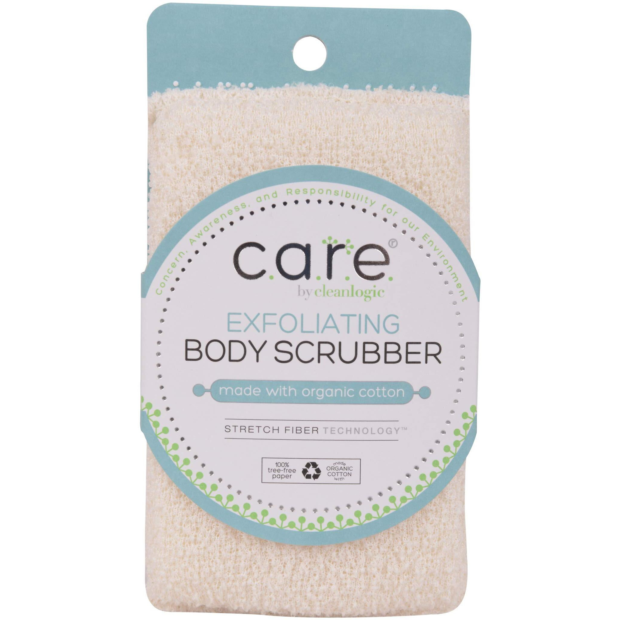 CleanLogic Exfoliating Body Scrubber, Certified Organic, 1 Each (Pack of 6)