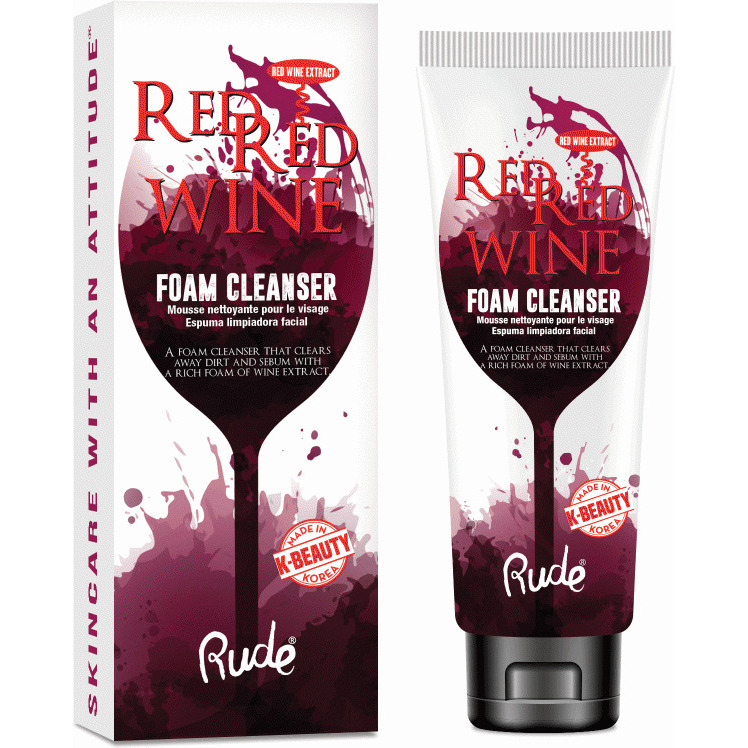 RUDE Red Red Wine Foam cleanser(D0102H2BEJV)