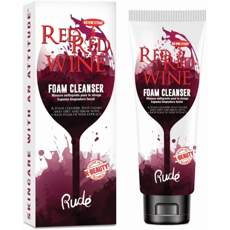RUDE Red Red Wine Foam cleanser(D0102H2BEJV)