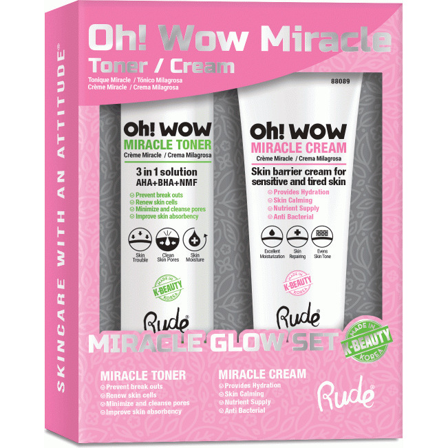RUDE Oh Wow Miracle Miracle glow Set(D0102H2BP8U)