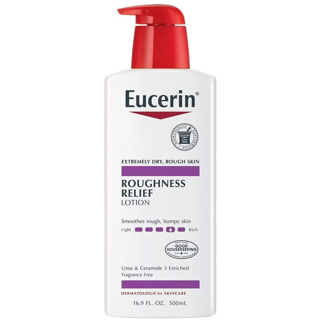 Eucerin Lotion Roughness Relief 16.9 Ounce (500ml) (2 Pack)