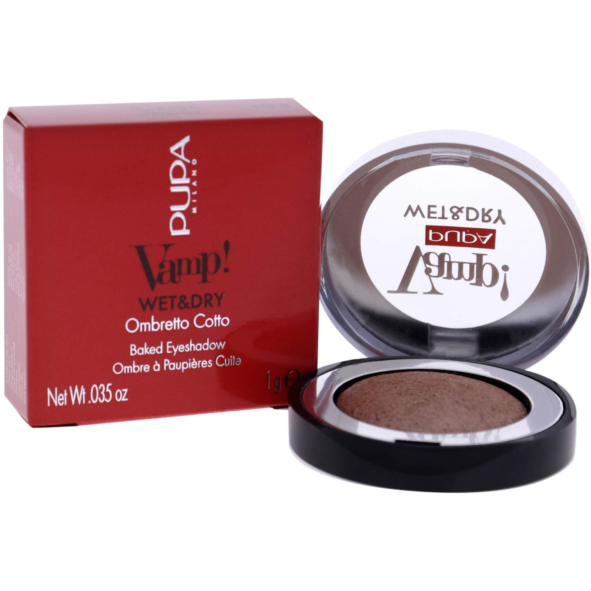 Vamp Wet and Dry Baked Eyeshadow - 103 Rose Gold by Pupa Milano for Women - 0.035 oz Eye Shadow