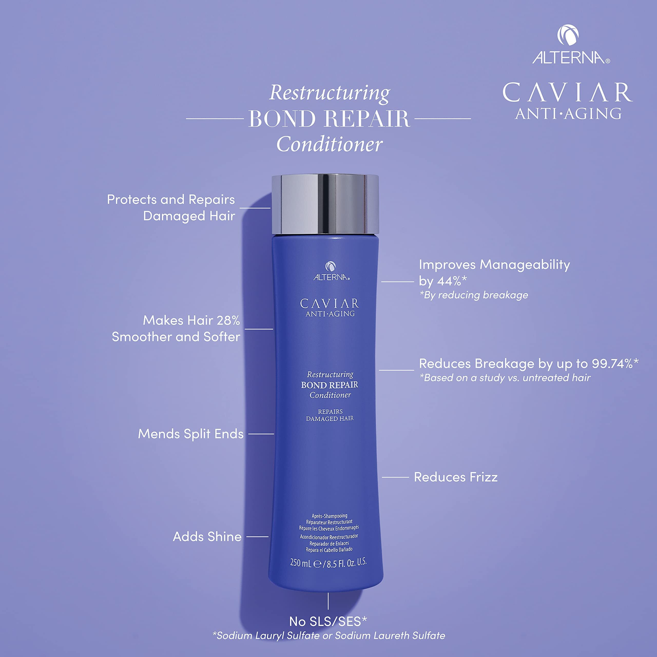 Caviar Anti-Aging Restructuring Bond Repair Shampoo by Alterna for Unisex - 8.5 oz Shampoo