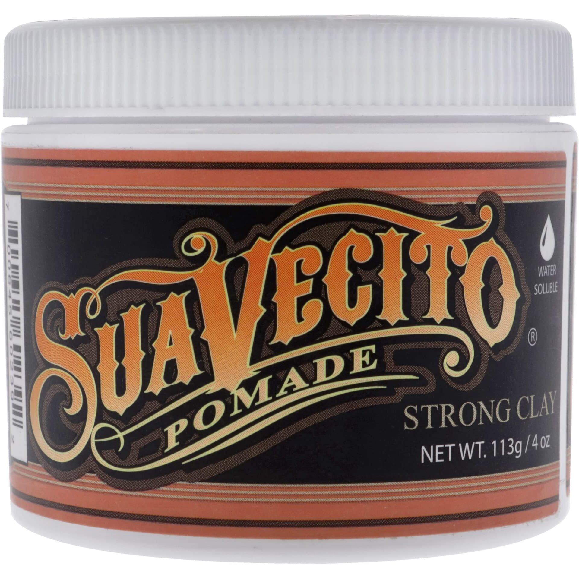 Suavecito Pomade Firme Clay 4 oz, 1 Pack - Strong Hold Hair Clay For Men - Low Shine Matte Hair Clay Pomade For Natural Texture Hairstyles
