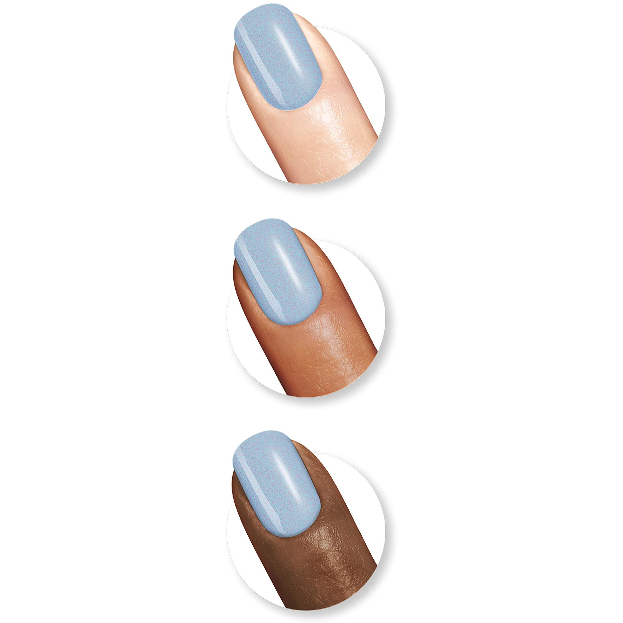 Xtreme Wear Nail Color - 413 Blue Blitz by Sally Hansen for Women - 0.4 oz Nail Polish