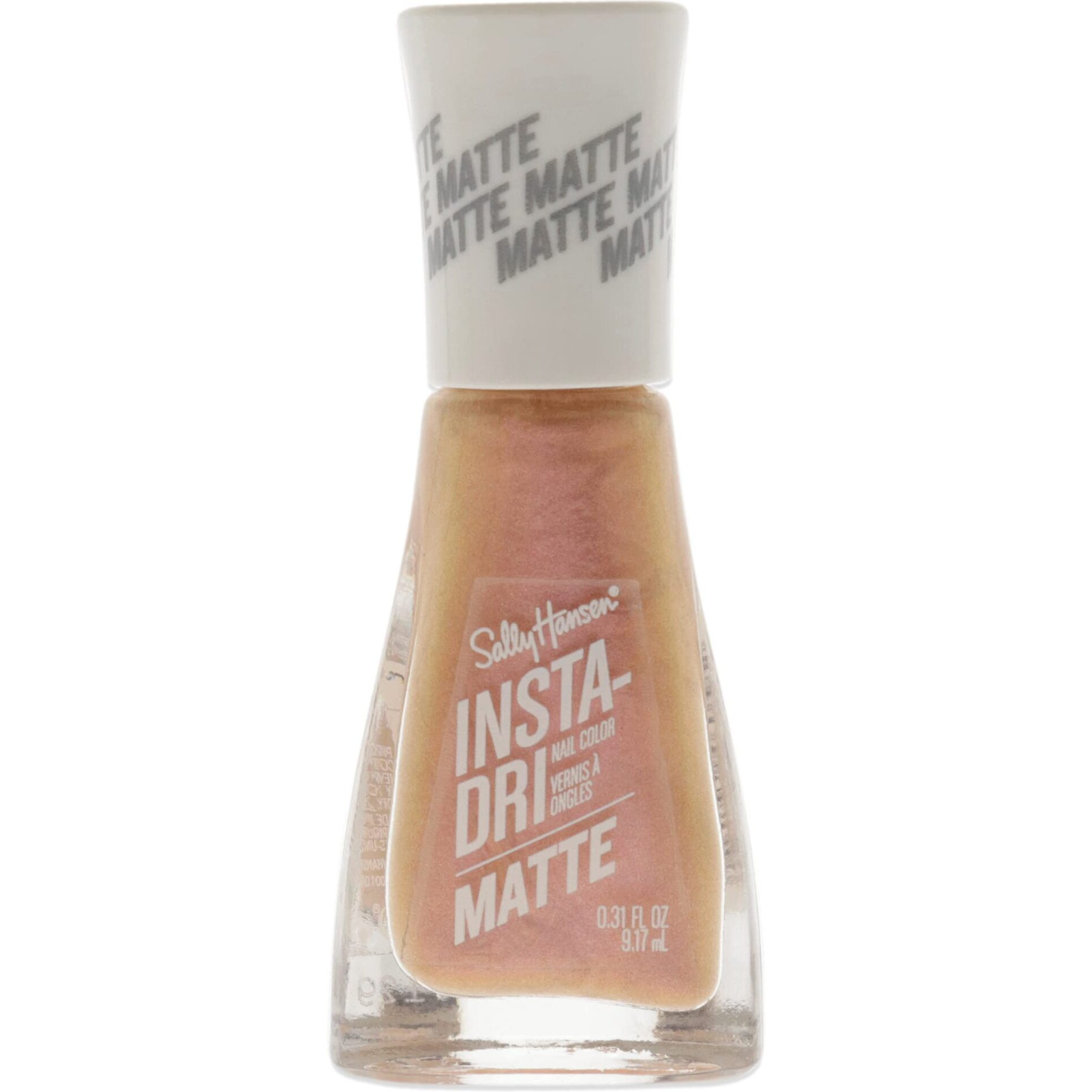 Insta-Dri Nail Color Matte - 017 Rose Flush by Sally Hansen for Women - 0.31 oz Nail Polish