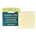 Canviiy 3-in-1 Purifying Nourish + Calm Natural Cleansing Bar, Infused with Calendula, Chamomile, Peppermint Oil, Witch Hazel and Lavender Petals to Soothe, Renew, and Repair Dry Skin - 4 Oz (Pack of 1)