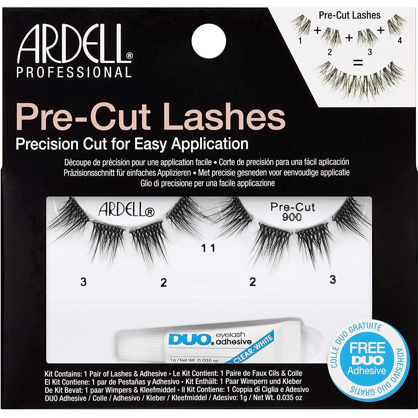 ARDELL Pre-cut Lashes(D0102H2c05A)
