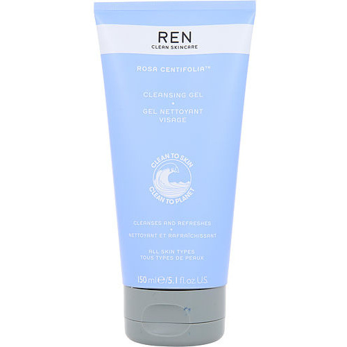 Rosa Centifolia Cleansing Gel by REN for Unisex - 5.1 oz Gel