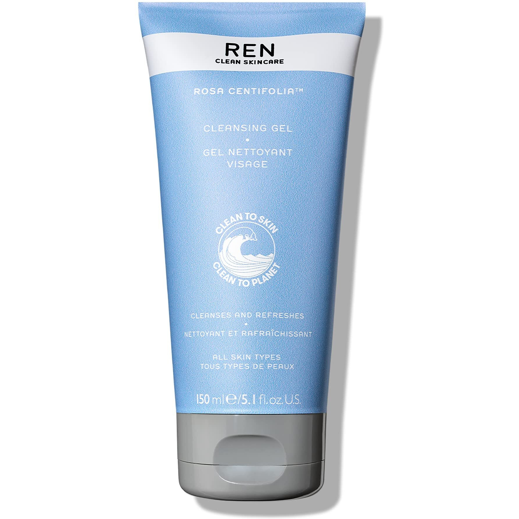 Rosa Centifolia Cleansing Gel by REN for Unisex - 5.1 oz Gel