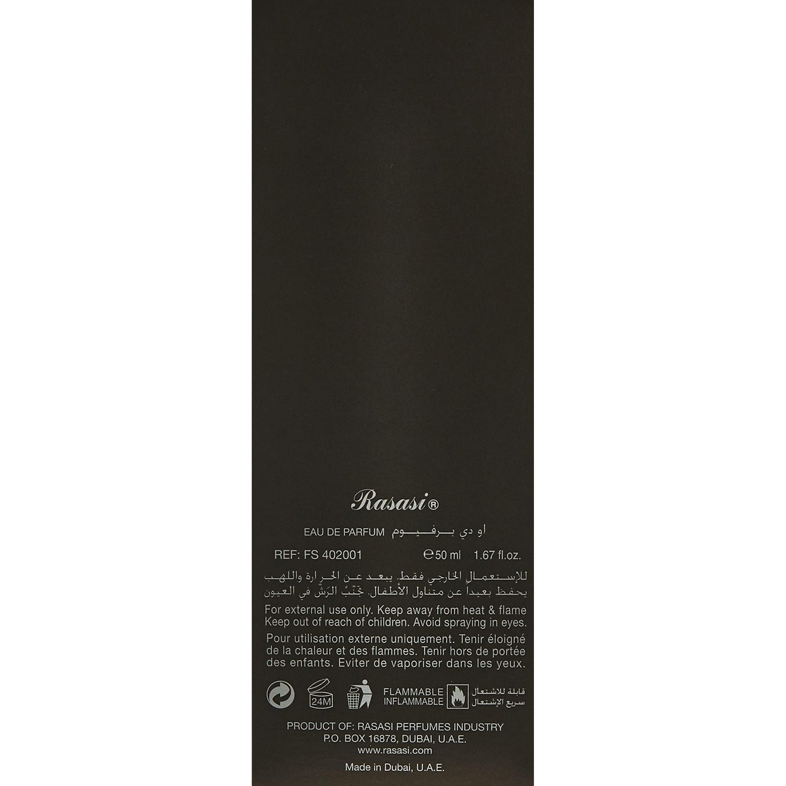 Rasasi Fattan Pour Homme by Rasasi Eau De Parfum Spray 1.67 oz(D0102HA5STV.)