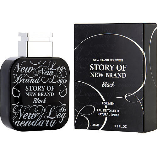 Story Of New Brand Black by New Brand for Men - 3.3 oz EDT Spray