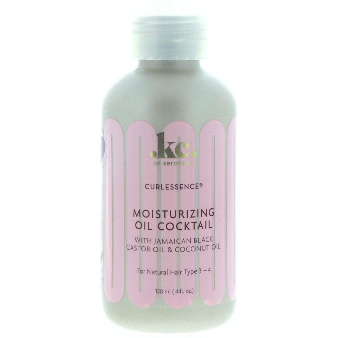 KeraCare CurlEssence Moisturizing Oil Cocktail - 4 fl oz - With Jamaican Black Castor Oil, Coconut Oil, Sunflower Oil & Soybean Oil