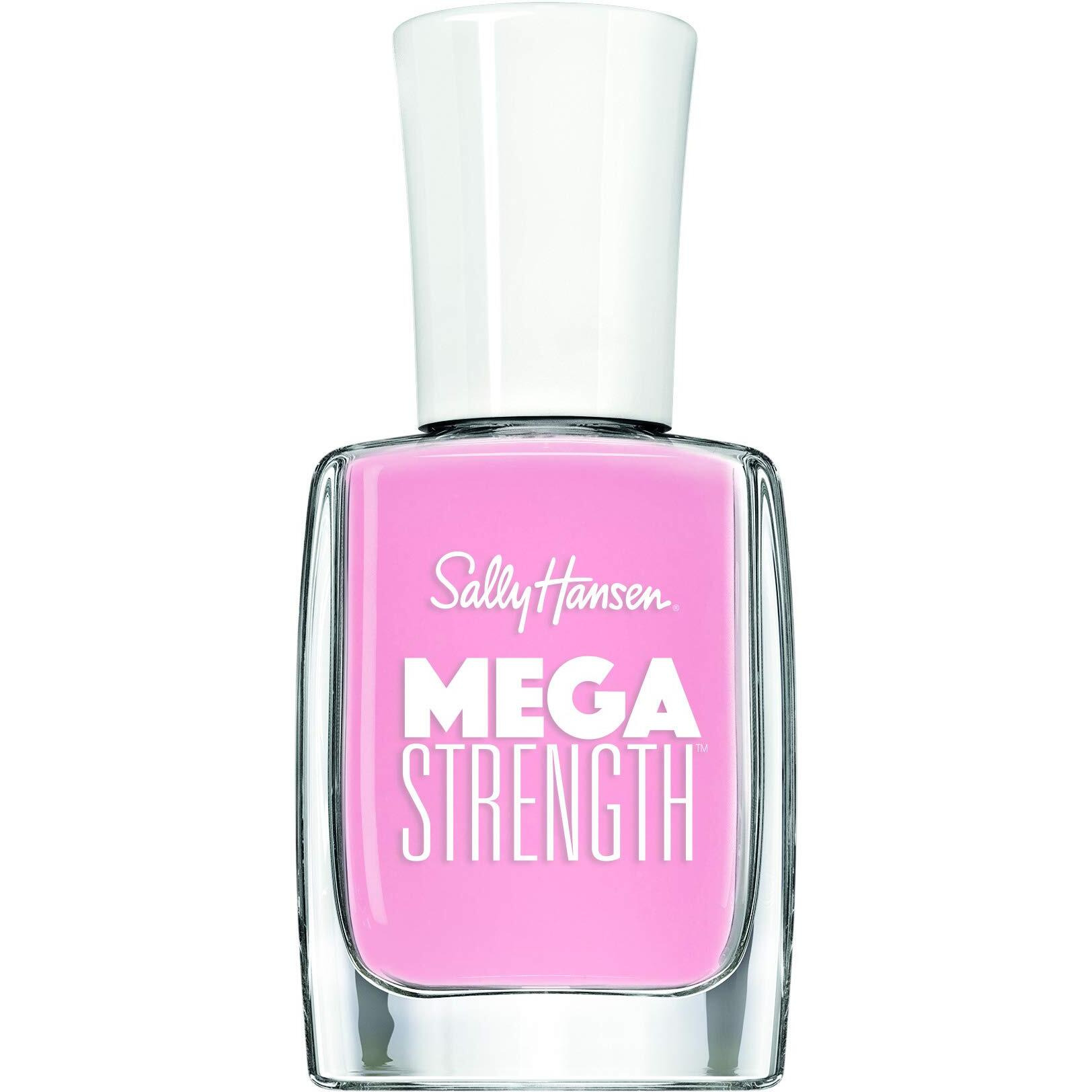 Mega Strength Nail Color - 024 Pink Like A Girl by Sally Hansen for Women - 0.4 oz Nail Polish