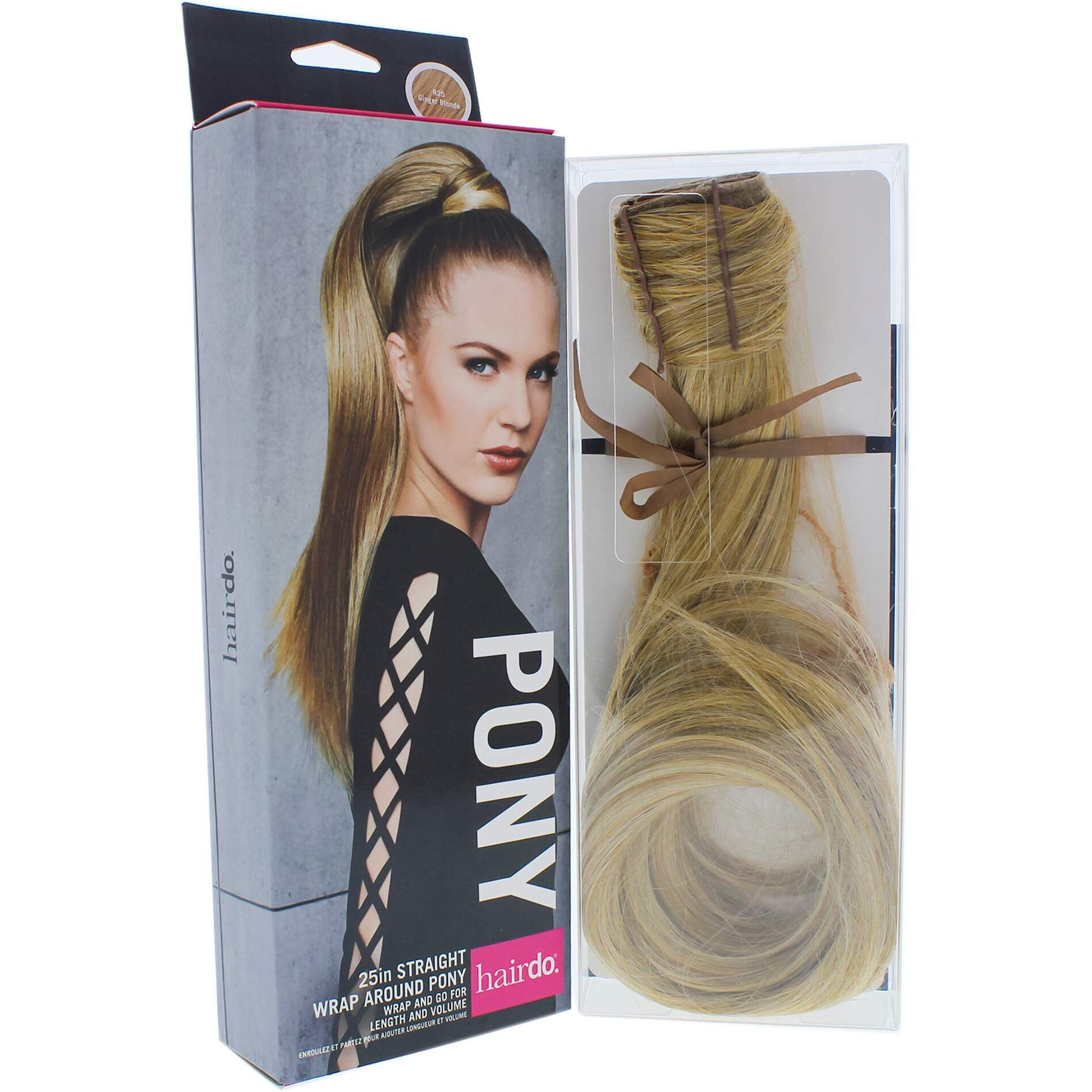Straight Wrap Around Pony - R25 Ginger Blonde by Hairdo for Women - 25 Inch Hair Extension